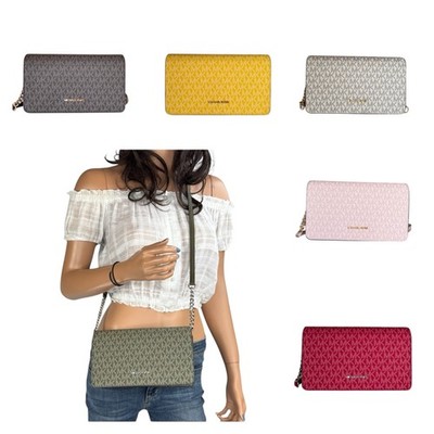 Michael Kors Jet Set Travel Medium Flap Shoulder Chain Crossbody Bag