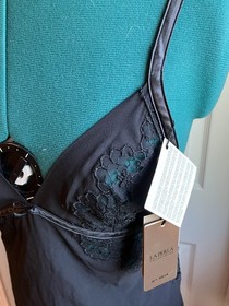 La Perla Limited edition UK 10 US XS/S babydoll Black adjustable tie back 