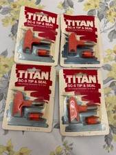 4X NEW TITAN SC-5 TIP AND SEAL AIRLESS SPRAY TIP