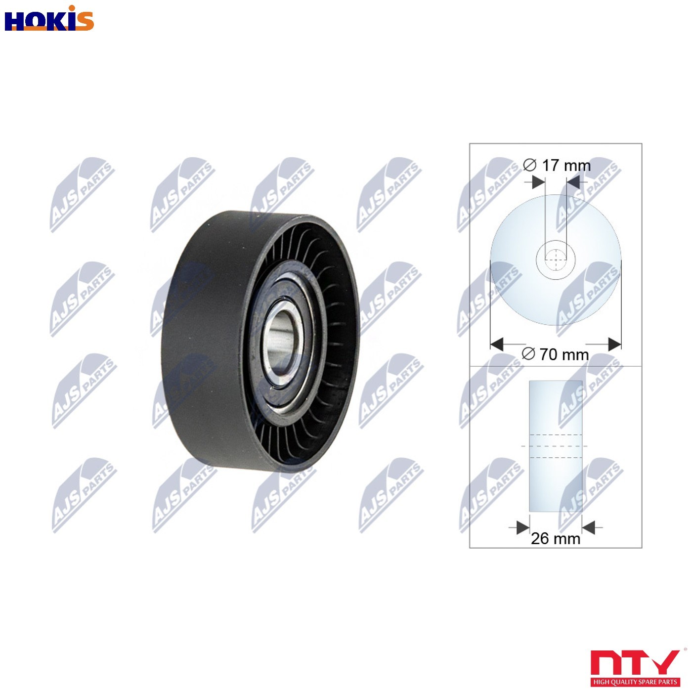 Stannrolle, V-Ribbed Fits for Jeep Grand Cherokee 5.7, 6.1 05 Chrys - Image 10
