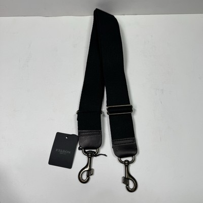 Filson 24 / 48 Hour Webbing Strap 20166784 MADE IN USA Shoulder Black Brass CC