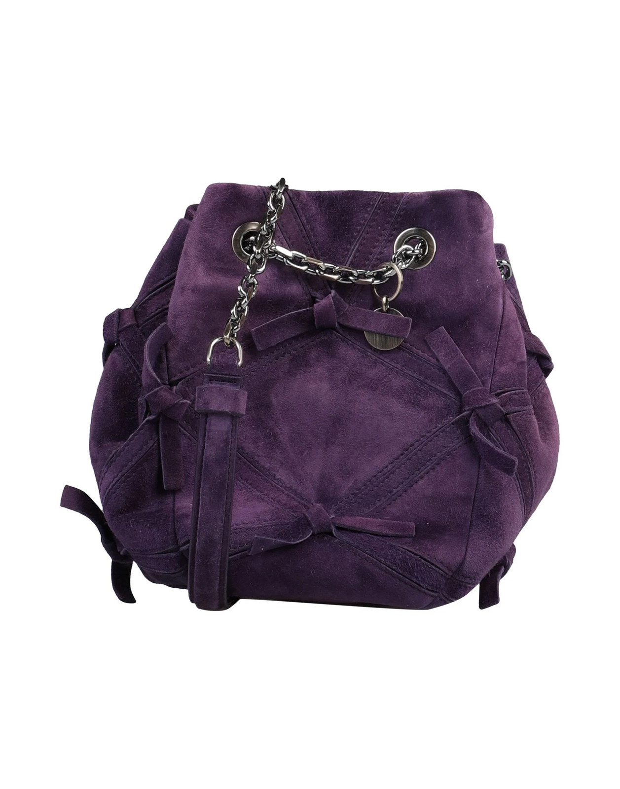 Roger Vivier - Women - Leather Bucket bag - Purple