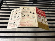 original 1963 KANSAS CITY CHIEFS 1st year AFL FOOTBALL TEAM POCKET SCHEDULE