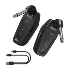 UHF Wireless Guitar System Transmitter Receiver Audio Accessories For Guitar