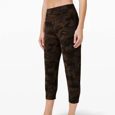 Lululemon Align Jogger Crop *23" Heritage 365 Camo Brown Earth Multi Size 4