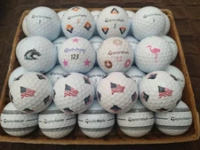 42 TaylorMade TP5X / TP5 Pix / Stripe Mix Used Golf Balls 5A / 4A