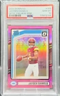 2024 Panini Donruss - Rated Rookie Jayden Daniels #389 Optic Preview Pink Prizm