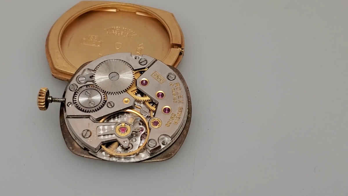 Vintage Rolex Cellini Ladies 18K Yellow Gold Ref 3801 | eBay