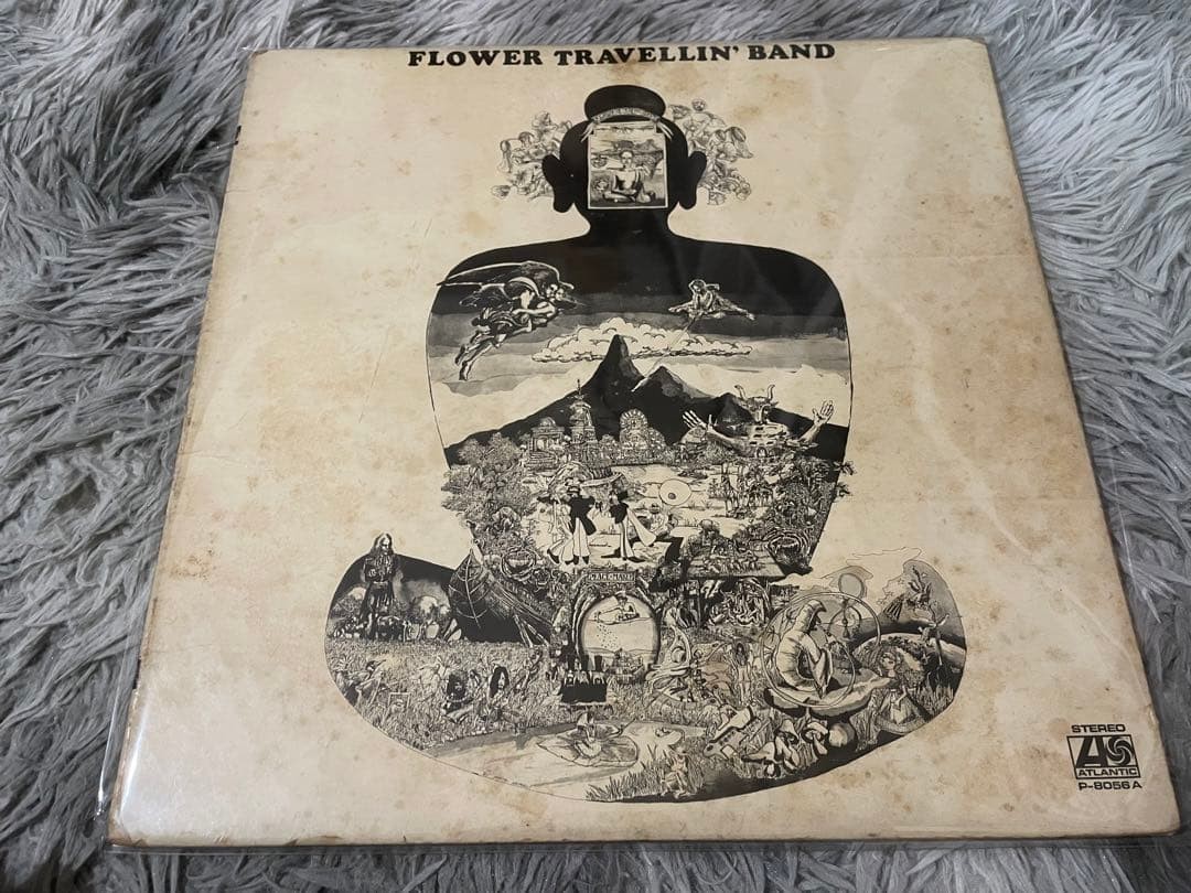 Flower Travellin' Band Satori 12" Vinyl LP 1971 JAPAN 1st press P-8056A