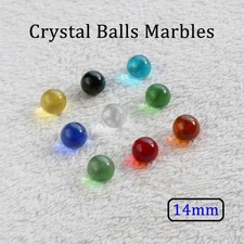 14mm Crystal Balls Marbles Coloured Glass Balls Craft Decoration Ball Multicolor