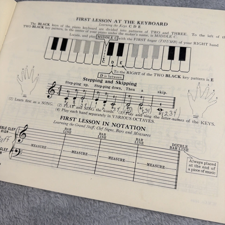 Teaching Little Fingers To Play Sheet Music John Thompson Modern Course Piano - Image 4 of 4