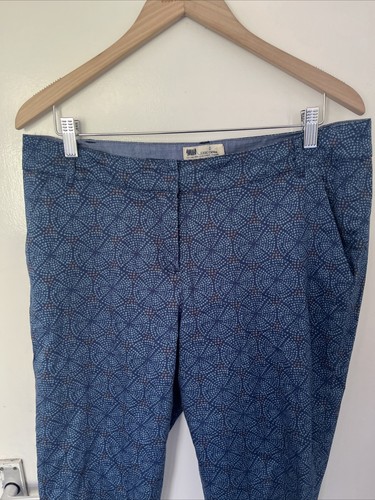 Seasalt Blue High Ground Trousers With Stretch Size 14 - Picture 2 of 6