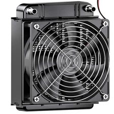 Aluminum 8 Pipe Water Cooling Radiator with Fan Heat Exchanger for PC Cooling