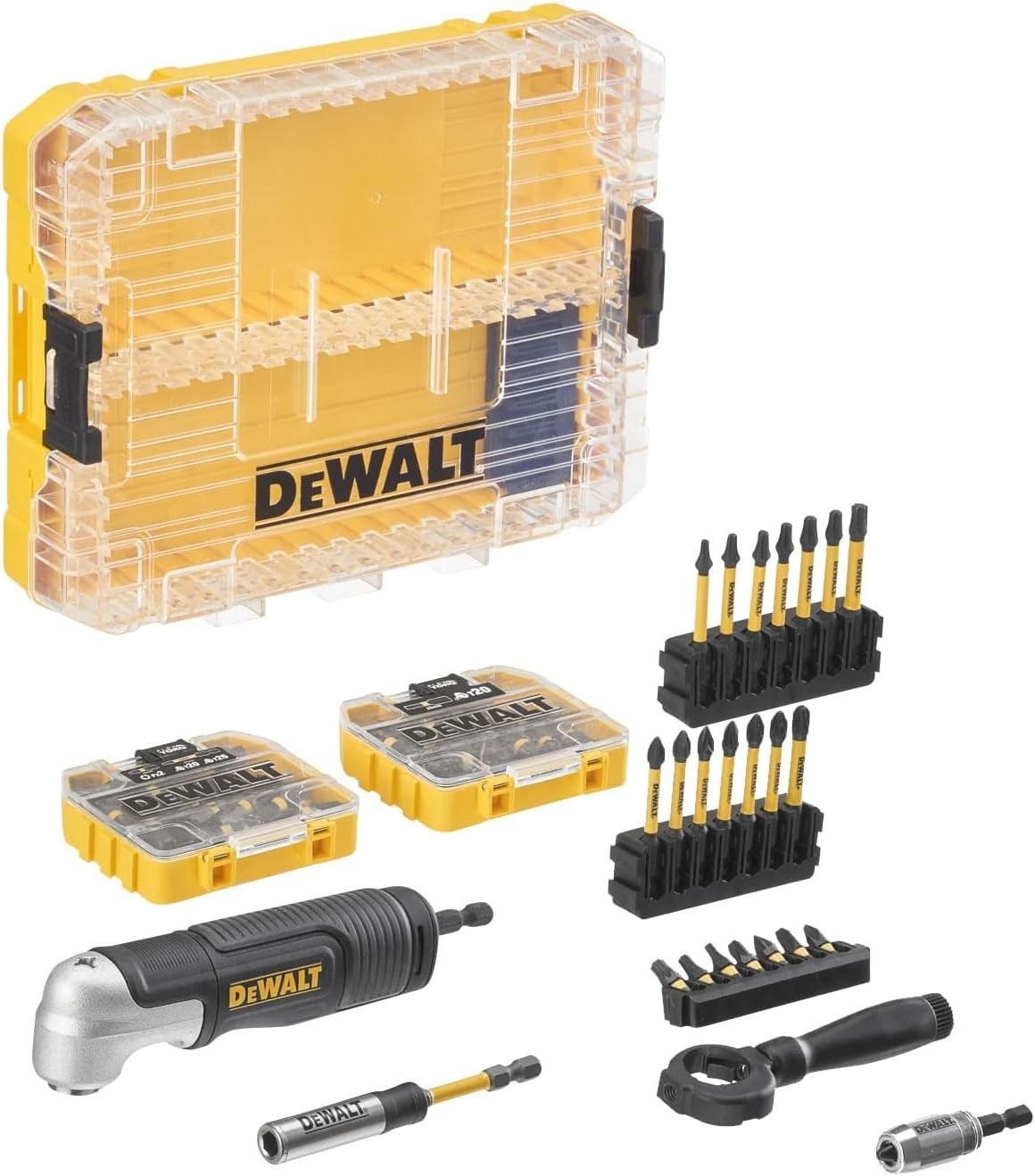 Kit DeWalt DT70775 Extreme FlexTorq: 80 Inserti da Impatto + Angolare
