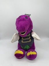 Vintage Barney The Dinosaur Marching Band Song Plush 12" Music Lyons Group 1992