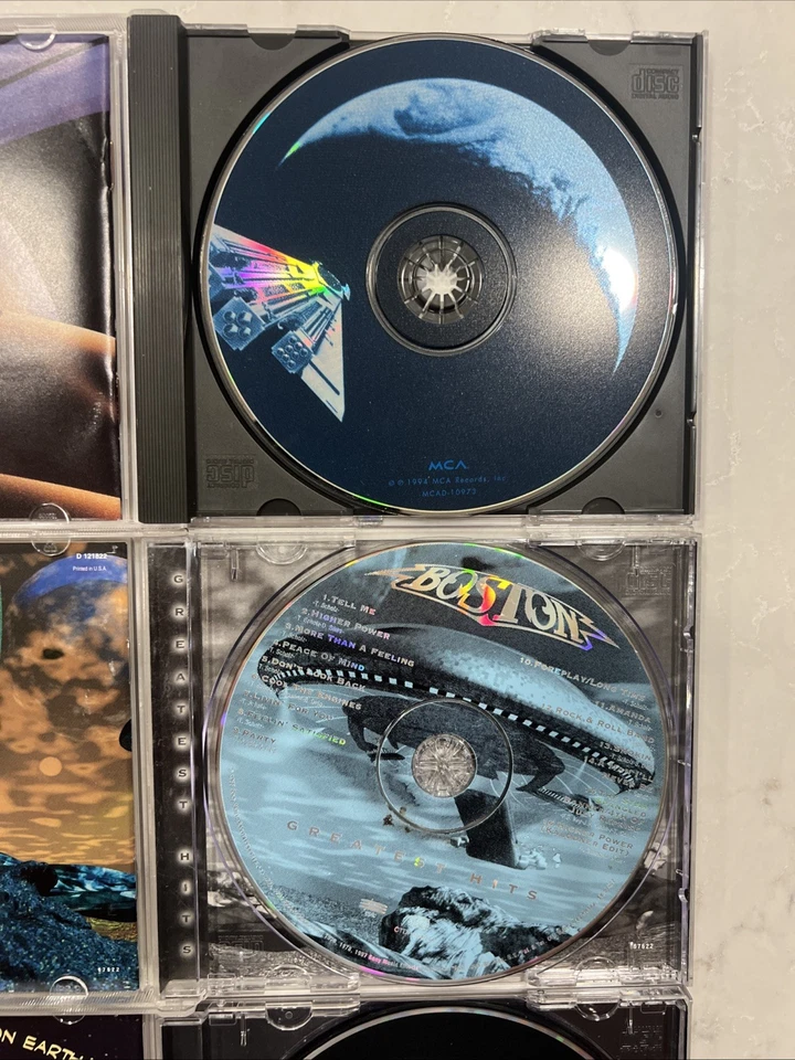 Lot Of 4 Boston CD More Than A Feeling Don’t Look Back I Need Your Love Foto 4 de 4