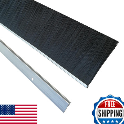 Retsun Garage Door Brush Seal 3in Wide, 39.37in Length Durable Sweep Set