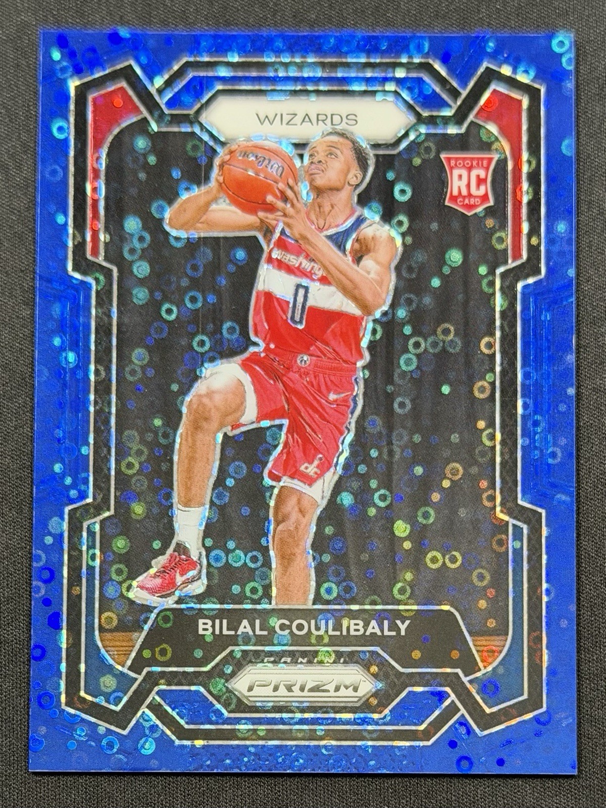2023-24 Panini Prizm Bilal Coulibaly #153 RC Fast Break Blue /150