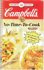 Favorite All Time Recipes Campbell's No-Time-To-Cook Recipes (1993, Spiral) PB