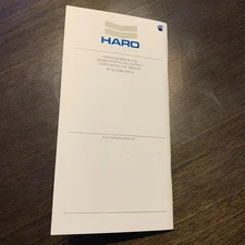 1984-1986 Haro Master/Sport/FST Owners Manual
