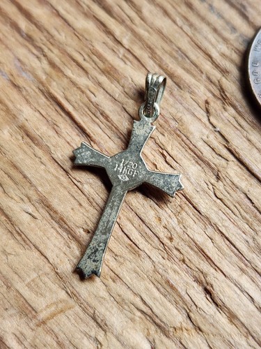 Used / Marathon / Yellow Gold / Cross w/ Five Stone / 14KGF / 1/20 - Picture 3 of 3