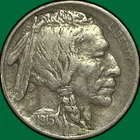 1913 Type 1 Raised Ground Buffalo Nickel Extremely Fine XF Coin #33510