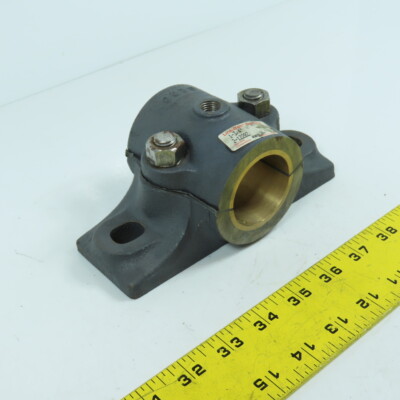 Link Belt 2-1228Z 2-Bolt 4.4cm Stehlager Bronze Ärmel Lager Split Joint