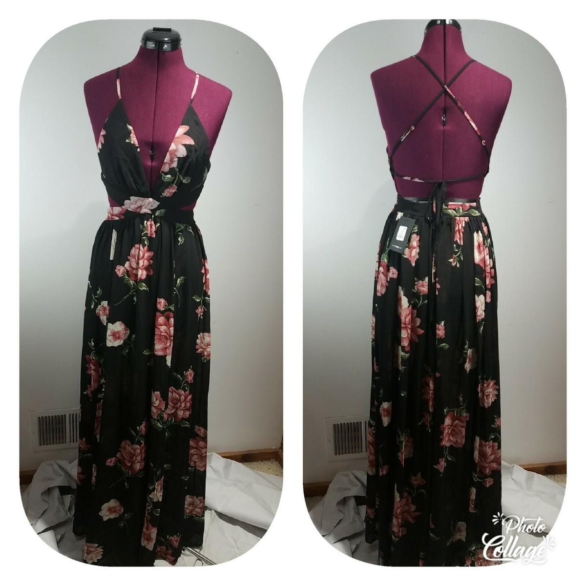 NWT* Fashion Nova Lanai Floral Maxi Dress Size XS | eBay