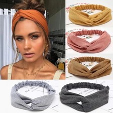 Fashion Women Turban Twisted Knotted Head Wrap Wear Headband Hair Band Head Hoop