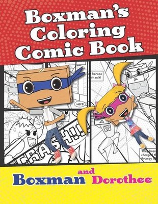 Boxman's Coloring Comic Book by Paul Turner Paperback Book