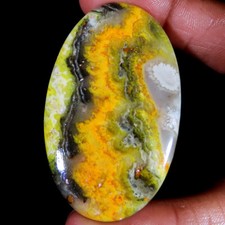 94.70 CT 100% Natural BUMBLE BEE JASPER Oval Cabochon 33x53x5 mm Gemstone LA71