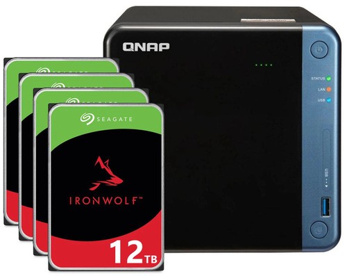 Serwer NAS Qnap TS-435Be 48 TB (4x12 TB) Seagate IronWolf - Zdjęcie 2 z 4