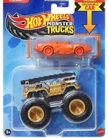 "5 Alarm - \"Gold\" Doppel Pack 5Alarm Monster Trucks Hot Wheels Auto Die-Cast 1:64"