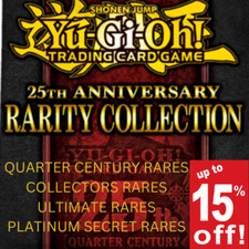 YuGiOh 25th Rarity Collection Singles RA01-EN QUARTER CENTURY ULTIMATE COLLECTOR