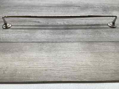 Alno Charlie's A6720-24-PN 24''Wide Solid Brass Traditional Bathroom Towel Bar