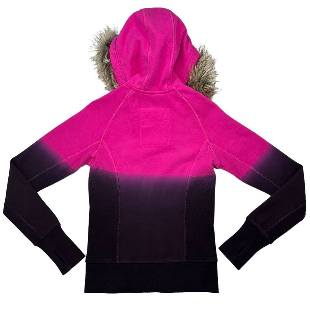 RARE Lululemon Scuba Hoodie *Fur Paris Pink / Black W4919S Size 4 image 9