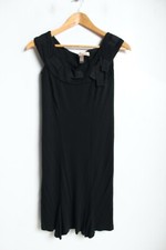 Milla Jovovich for Mango Womens Jersey Bow trim Dress - Black - Small (b10)