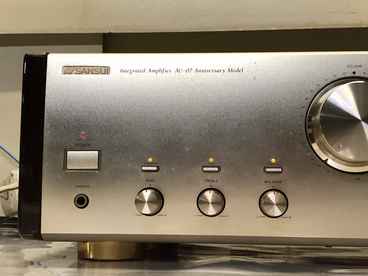 Sansui AU-07 Integrated Amplifiers 20th Anniversary Model Sansui AU-07 Integrated Amplifiers 20th Anniversary Model