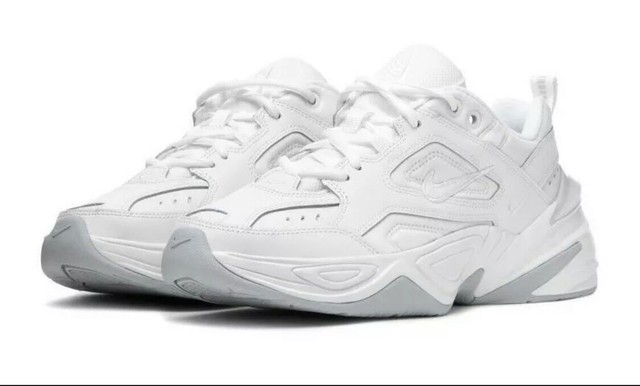 nike m2k tekno triple white womens