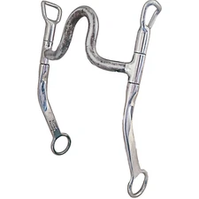 Ron Myler USA Flat Shank #13 Medium High Port Western Pleasure Curb Bit Level 3