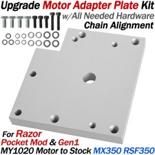 Upgrade MY1020 Motor Adapter Plate Kit For Razor Pocket Mod Gen 1 MX350 RSF350