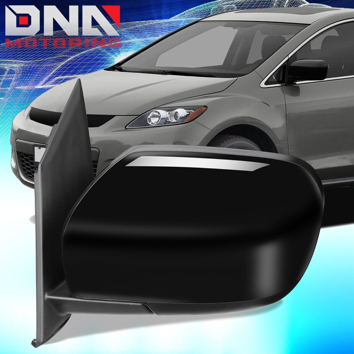 FOR 2007-2012 MAZDA CX7 OE STYLE POWERED+HEATED LEFT DOOR MIRROR