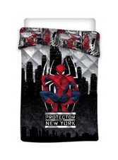 AYMAX - Spiderman Trapunta Piumone Imbottito 140x200 Cm Letto Singolo Lettino