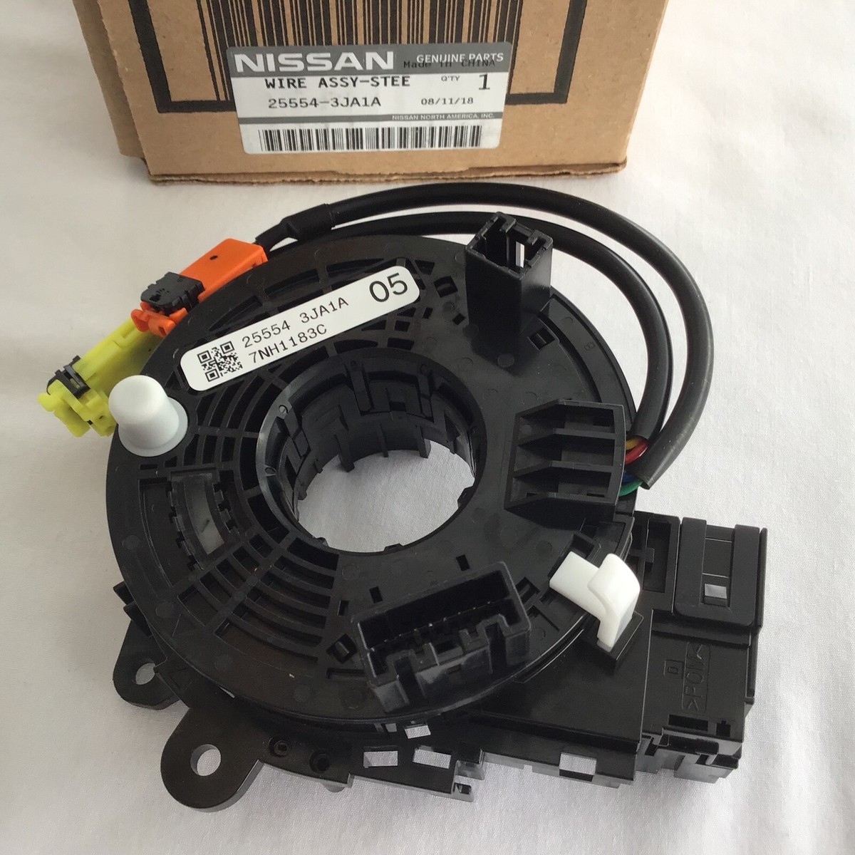 キプタイム Clock Spring Replacement 25554-ZX00A For INFINITI G25 G35