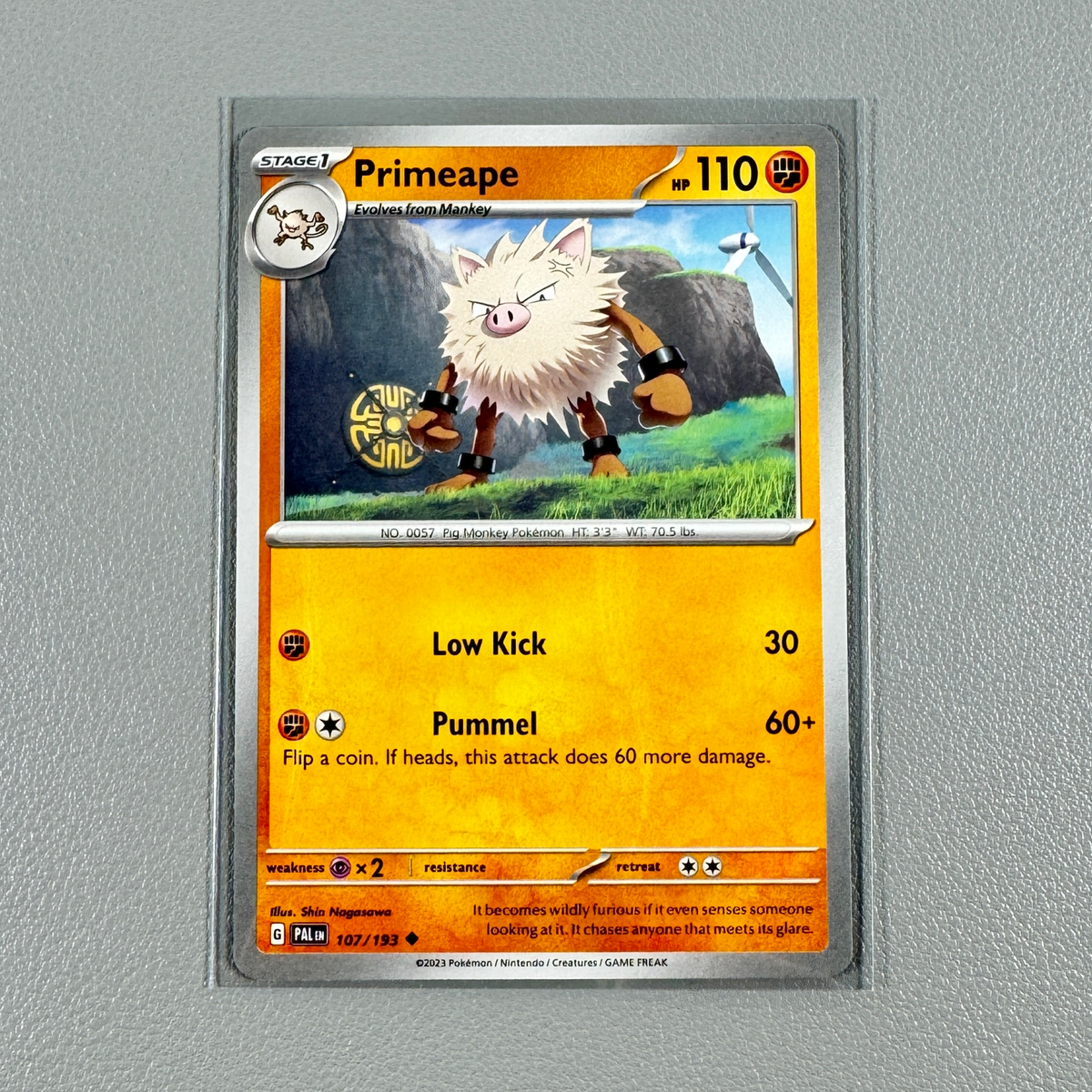 primeape pokemon card value - 057/165 - Pokemon 151 - Reverse Foil Celebrate the incredible history of the TCG hobby by adding this Dark Primeape 2000 Pokemon Team Rocket 1st Edition Uncommon #43 PSA Authenticated 8 Card to your vault Dark Primeape 2000 Pokemon Team