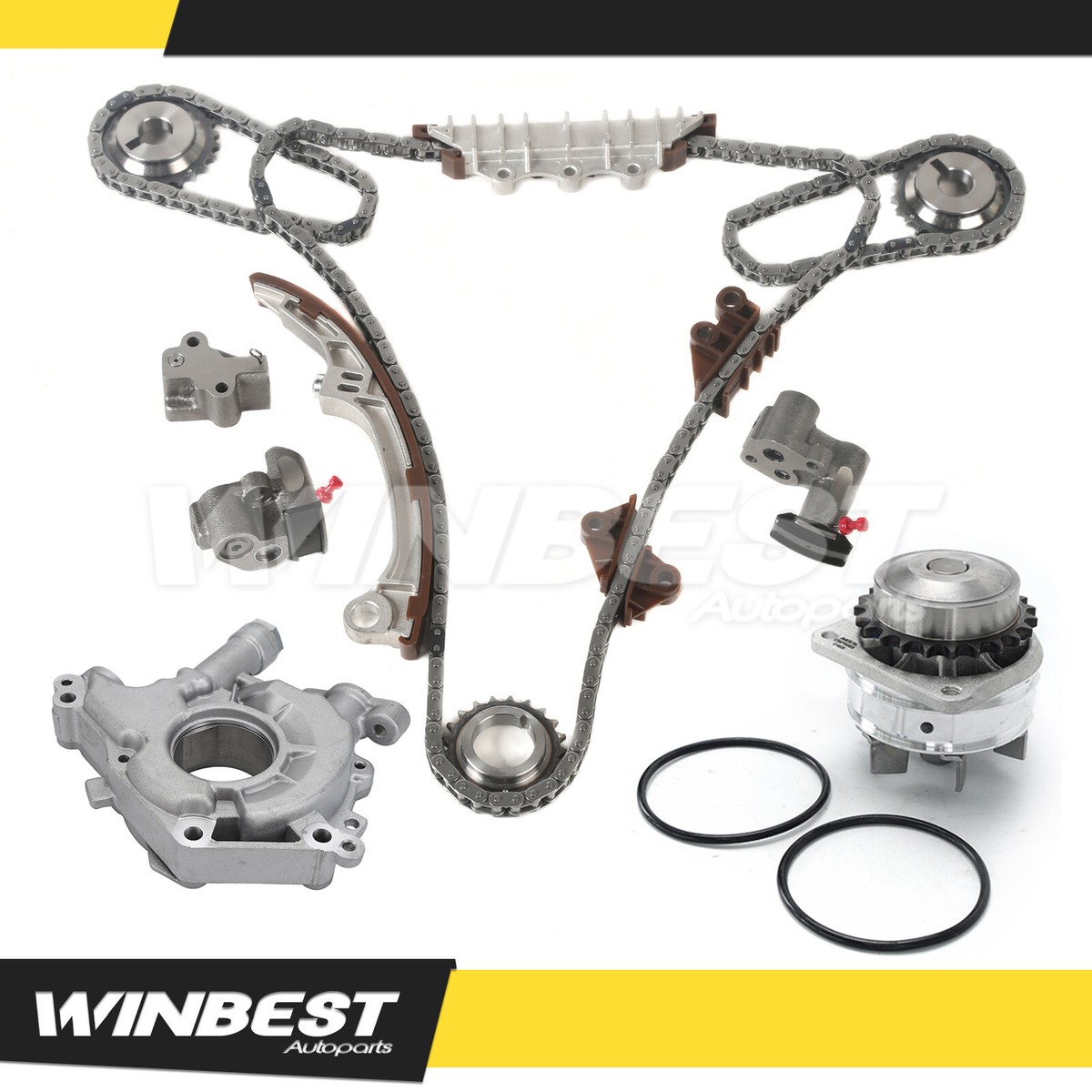 Timing Chain Kit Fit Infiniti QX4 Nissan Pathfinder 3.5L VQ35DE w