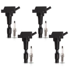 4X Ignition Coil & 4X Iridium Spark Plug for 15-19 Hyundai Sonata l4 2.4L UF764