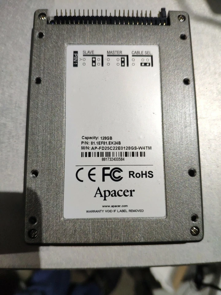 Apacer Industrial SSD  2,5 " IDE AP-FD25C22E0128GS-W4TM  81.1EF8.EK24B - Image 2 of 2