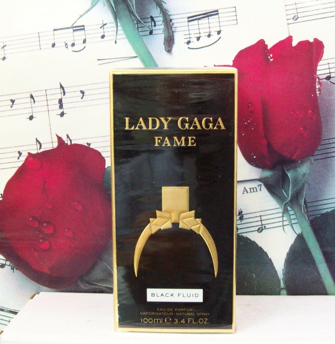Booooh LADY GAGA FAME オードパルファム50ml Lady Gaga Fame Black Fluid Women's Perfume By Lady Gaga 1.7