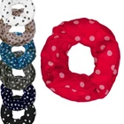Lightweight polka dots loop scarf Shawl loop colored round scarf wrap XXL dots